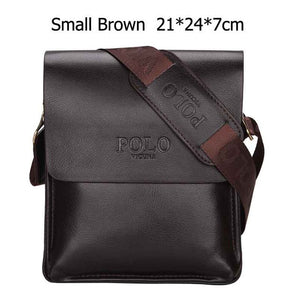 POLO Famous Brand Leather Men Bag - uptowncatlovers