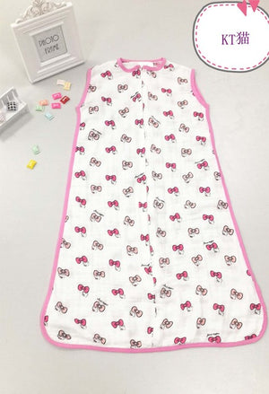 100% Muslin Cotton Baby Thin Slumber Sleeping Bag - uptowncatlovers