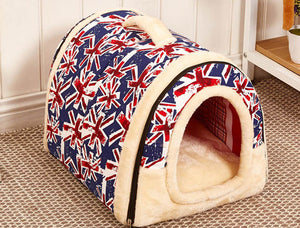 Hot!!! Dog House/Kennel/Nest With Foldable Mat - uptowncatlovers