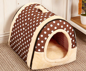 Hot!!! Dog House/Kennel/Nest With Foldable Mat - uptowncatlovers