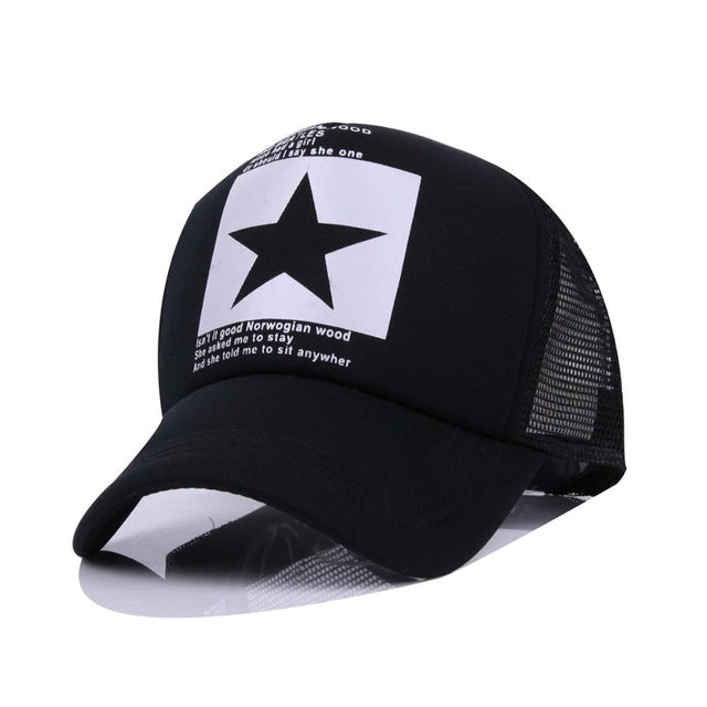 Fashion pointed Star Brand Baseball Cap - uptowncatlovers