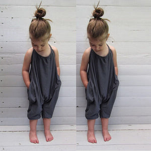 Baby Girl Summer Overalls - uptowncatlovers