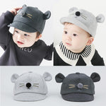 Cartoon Cat Design Baby Hat Baseball Cap - uptowncatlovers