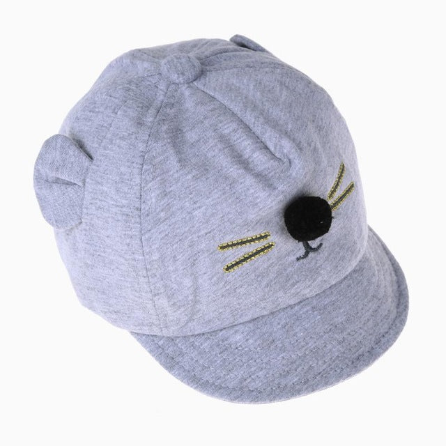 Cartoon Cat Design Baby Hat Baseball Cap - uptowncatlovers