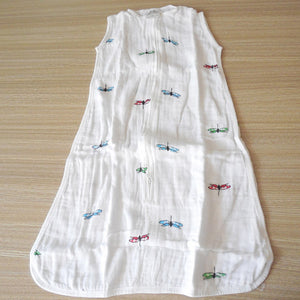 100% Muslin Cotton Baby Thin Slumber Sleeping Bag - uptowncatlovers