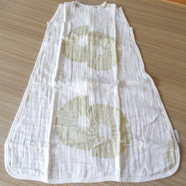 100% Muslin Cotton Baby Thin Slumber Sleeping Bag - uptowncatlovers