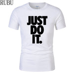 Just Do It Round Neck T-shirts - uptowncatlovers