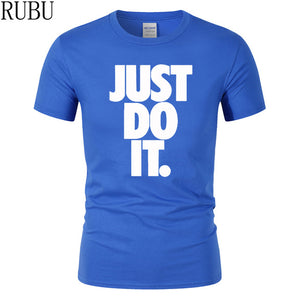 Just Do It Round Neck T-shirts - uptowncatlovers