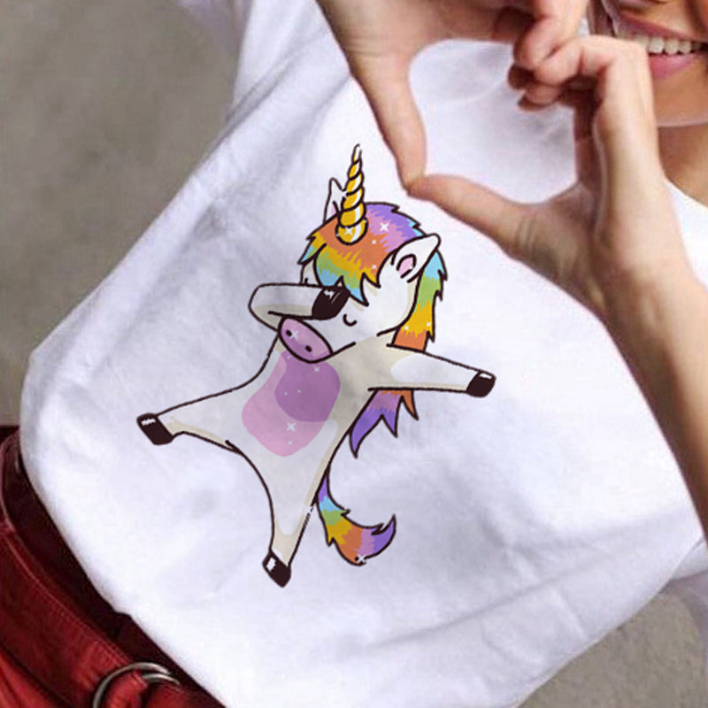 Summer Funny Unicorn  T-shirt 2018 - uptowncatlovers