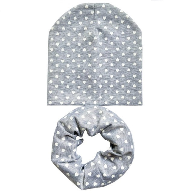 New Baby Hat Autumn  Baby Cap with Scarf - uptowncatlovers