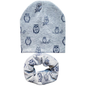 New Baby Hat Autumn  Baby Cap with Scarf - uptowncatlovers