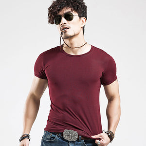 2018 V neck Men's T Shirt  Fitness  Free Shipping - uptowncatlovers