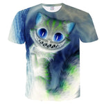 New Cool 3D Short Sleeve Summer Cat T-shirt for Men/Women - uptowncatlovers