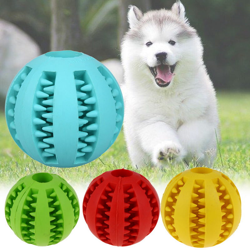 Dog Toy Interactive Rubber Balls - uptowncatlovers