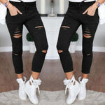 Skinny Ripped Jeans - uptowncatlovers